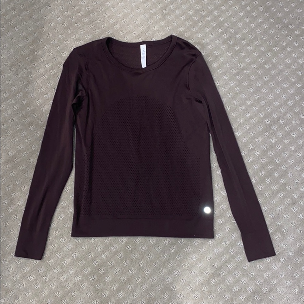 Lululemon purple long sleeve shirt